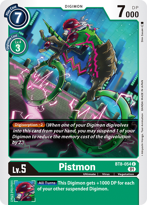 Pistmon - New Awakening - Common - BT8-054 C