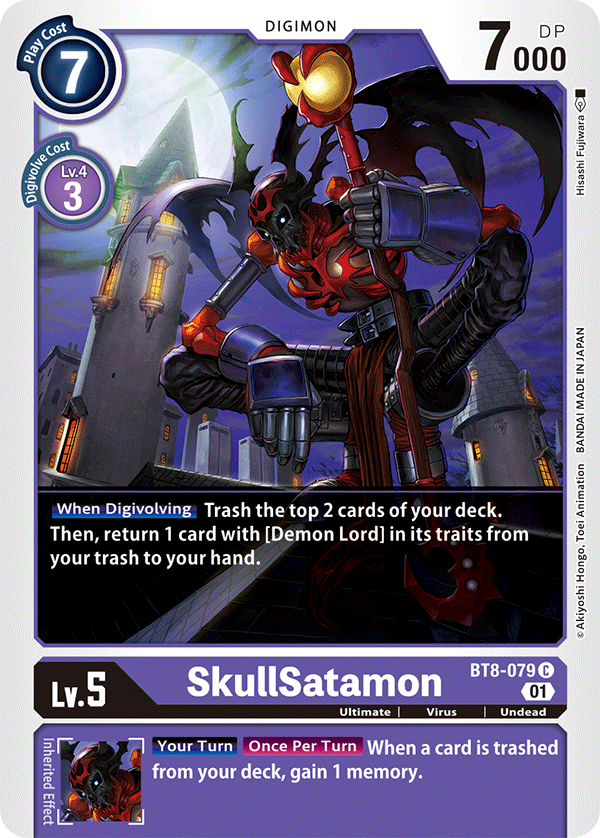 SkullSatamon - New Awakening - Common - BT8-079 C