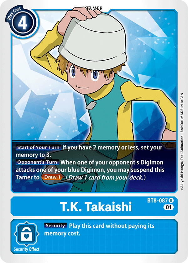 T.K. Takaishi - New Awakening - Uncommon - BT8-087 U