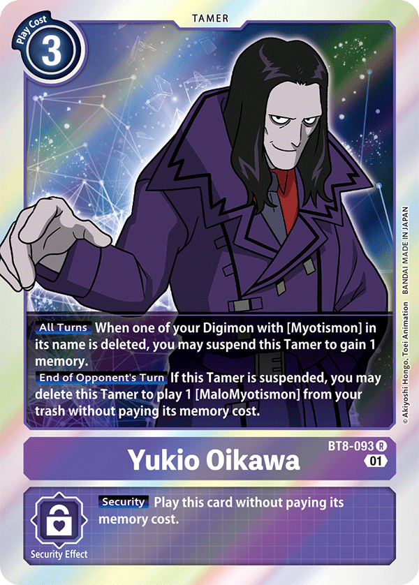 Yukio Oikawa - New Awakening - Rare - BT8-093 R
