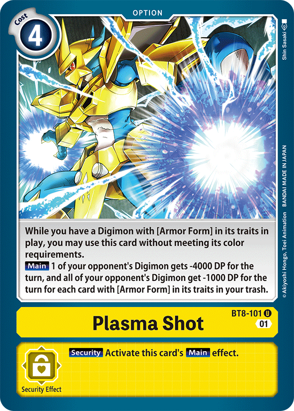 Plasma Shot - New Awakening - Uncommon - BT8-101 U