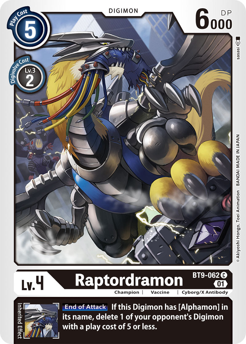 Raptordramon - X Record - Common - BT9-062 C