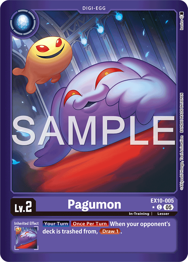 Pagumon (Limited Foil) - Sinister Order - Common - EX10-005 C