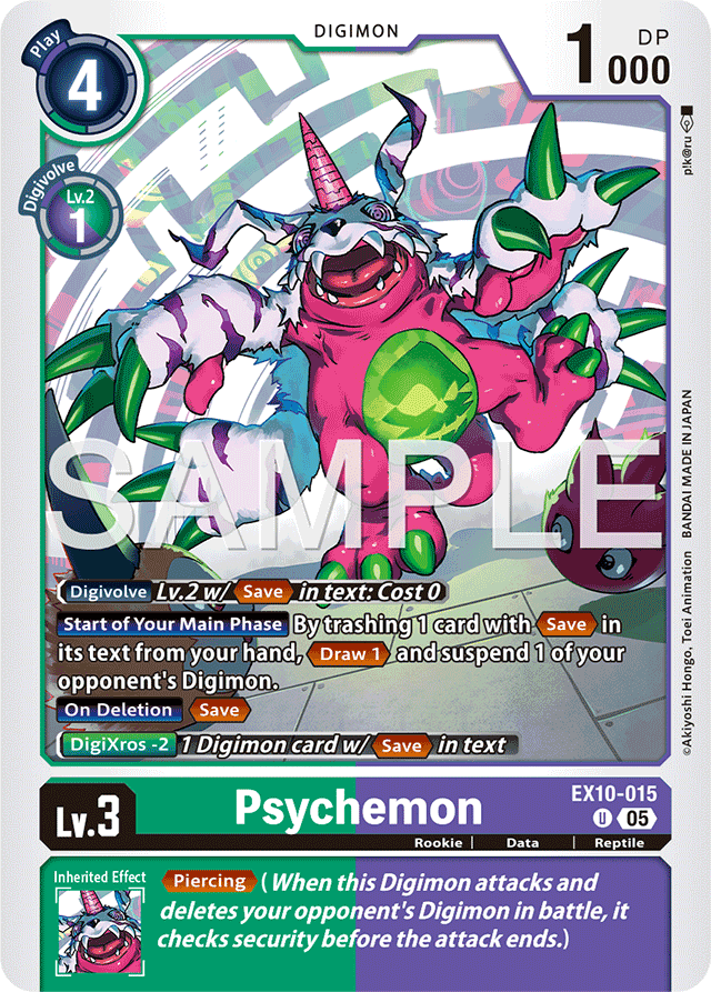 Psychemon - Sinister Order - Uncommon - EX10-015 U