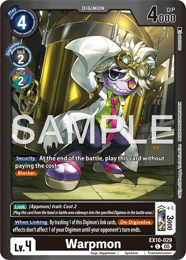 Warpmon (Limited Foil) - Sinister Order - Common - EX10-029 C