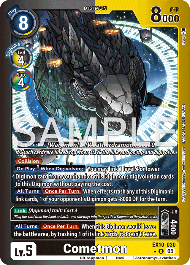 Cometmon (Limited Foil) - Sinister Order - Uncommon - EX10-030 U