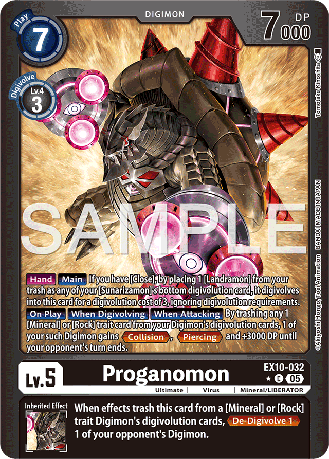 Proganomon (Limited Foil) - Sinister Order - Common - EX10-032 C