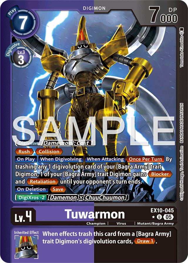 Tuwarmon (Limited Foil) - Sinister Order - Uncommon - EX10-045 U