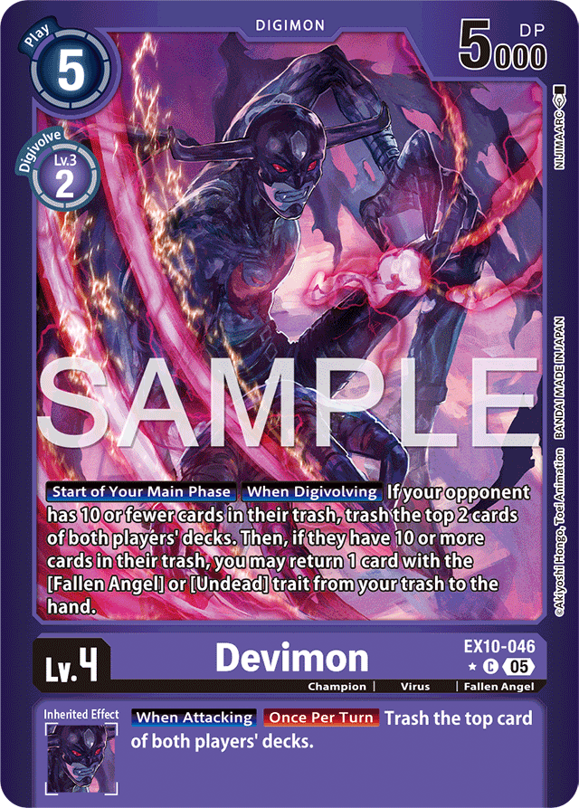 Devimon (Limited Foil) - Sinister Order - Common - EX10-046 C