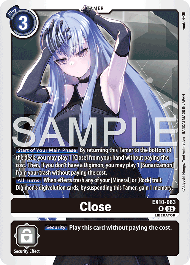 Close - Sinister Order - Uncommon - EX10-063 U