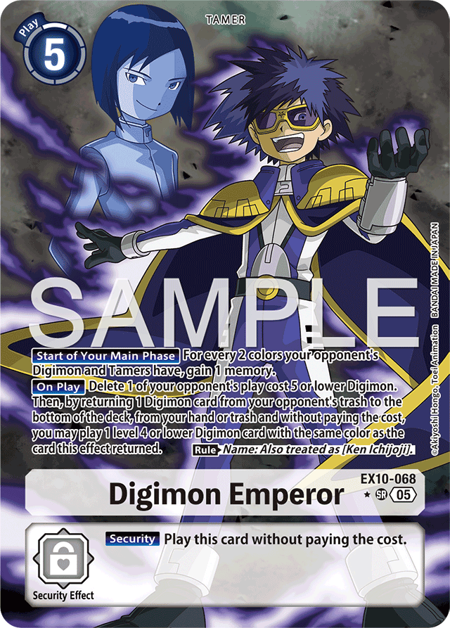 Digimon Emperor (Alternate Art) - Sinister Order - Super Rare - EX10-068 SR