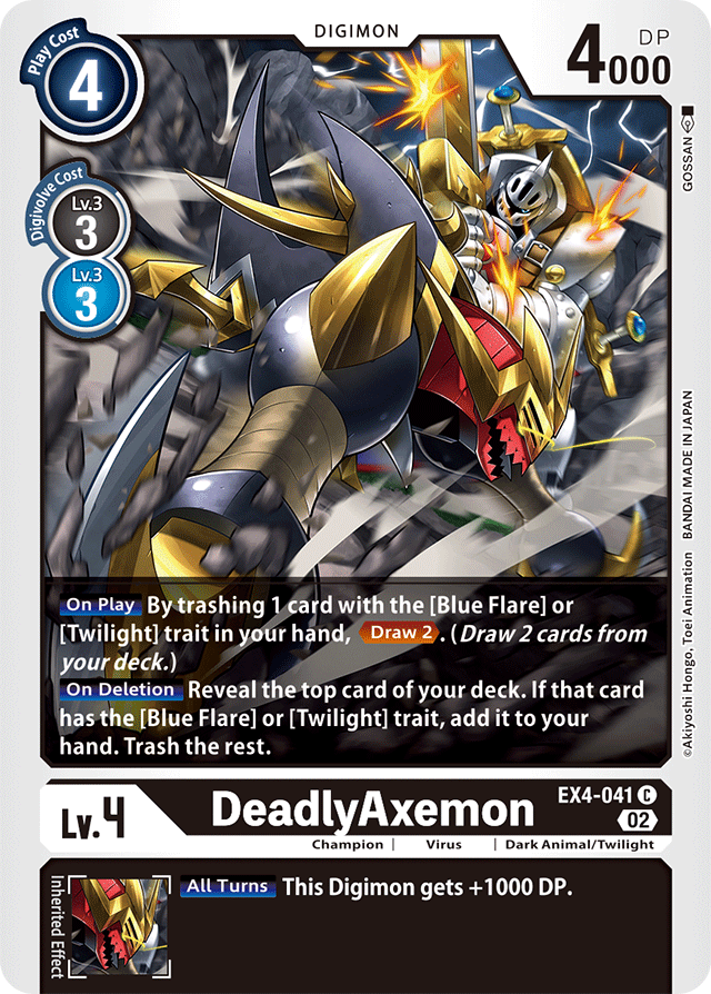 DeadlyAxemon - Alternative Being Booster - Common - EX4-041 C