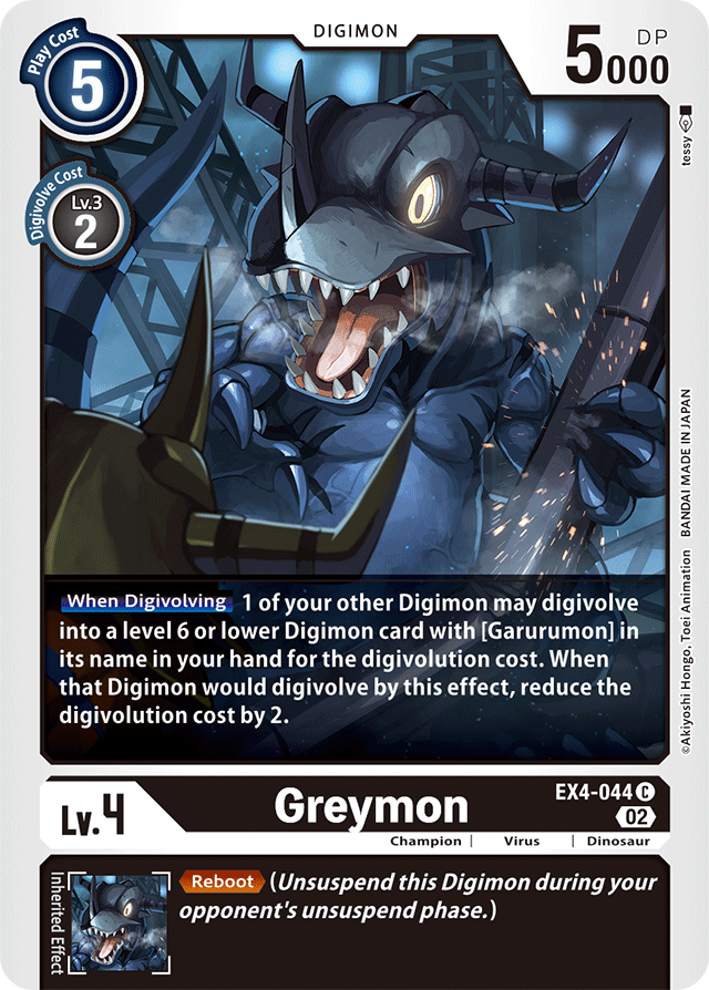 Greymon - EX4-044 - Alternative Being Booster - Common - EX4-044 C