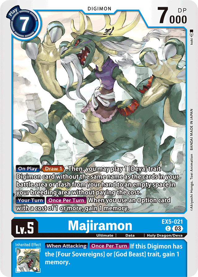 Majiramon - Animal Colosseum - Common - EX5-021 C