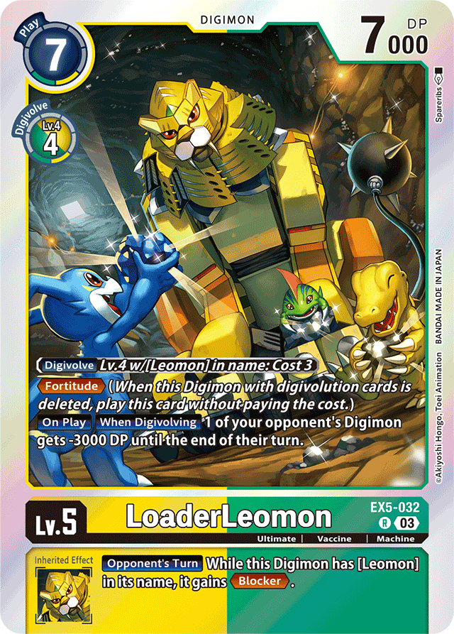 LoaderLeomon - Animal Colosseum - Rare - EX5-032 R