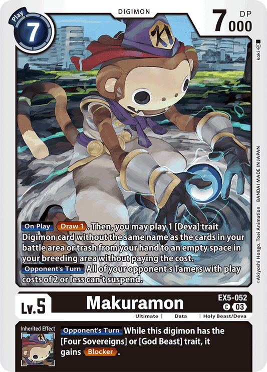 Makuramon - Animal Colosseum - Common - EX5-052 C