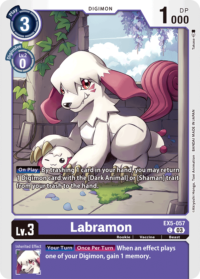 Labramon - Animal Colosseum - Common - EX5-057 C