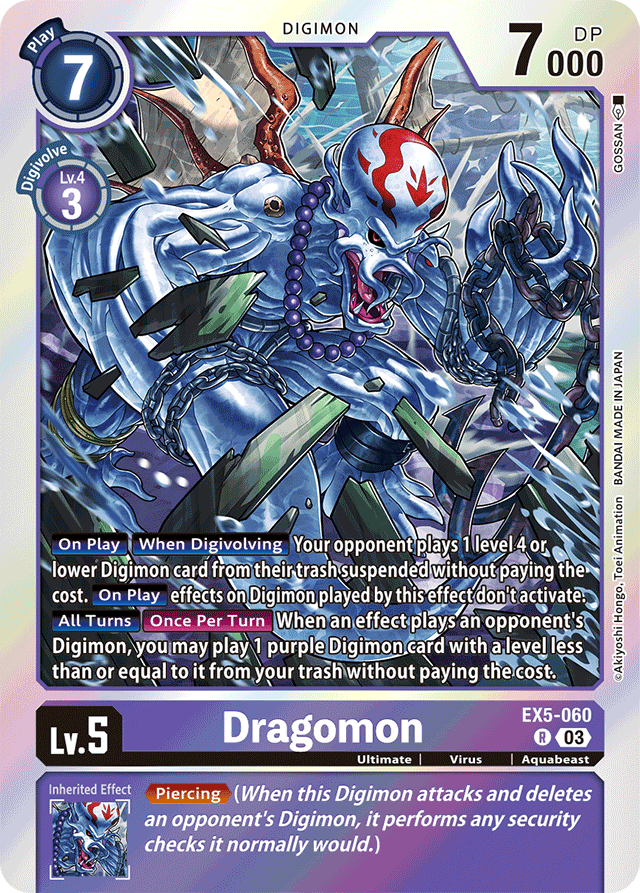 Dragomon - Animal Colosseum - Rare - EX5-060 R