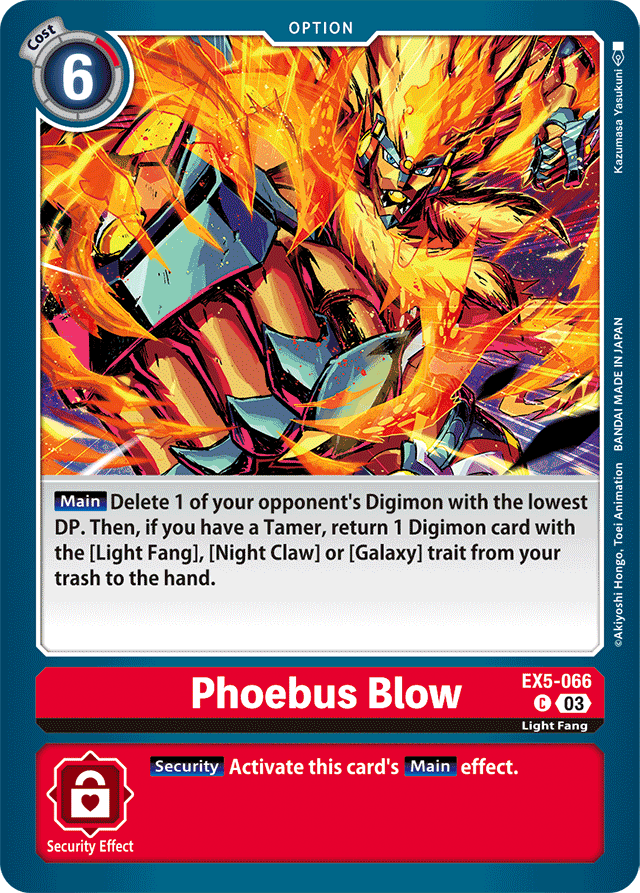 Phoebus Blow - Animal Colosseum - Common - EX5-066 C