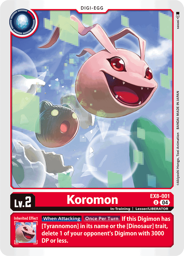 Koromon - Chain of Liberation - Uncommon - EX8-001 U