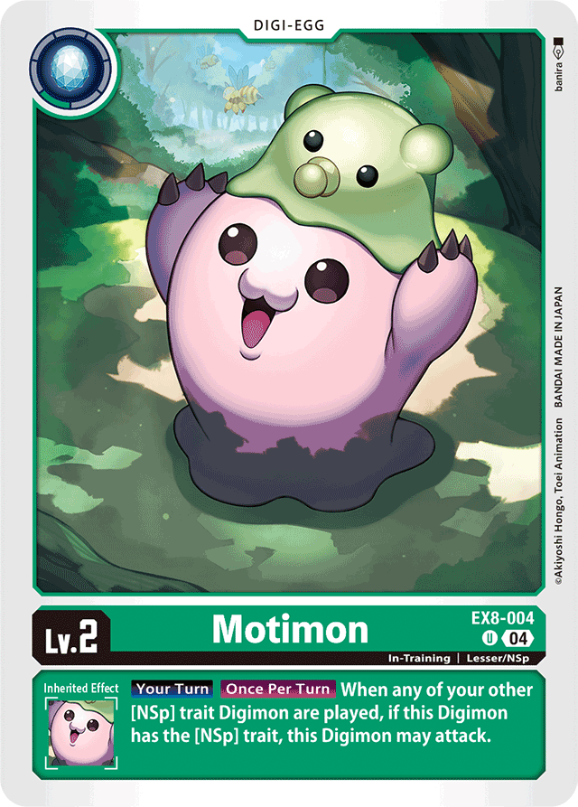 Motimon - Chain of Liberation - Uncommon - EX8-004 U