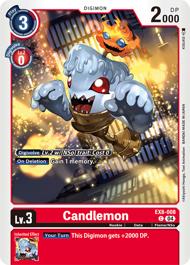 Candlemon - Chain of Liberation - Common - EX8-008 C