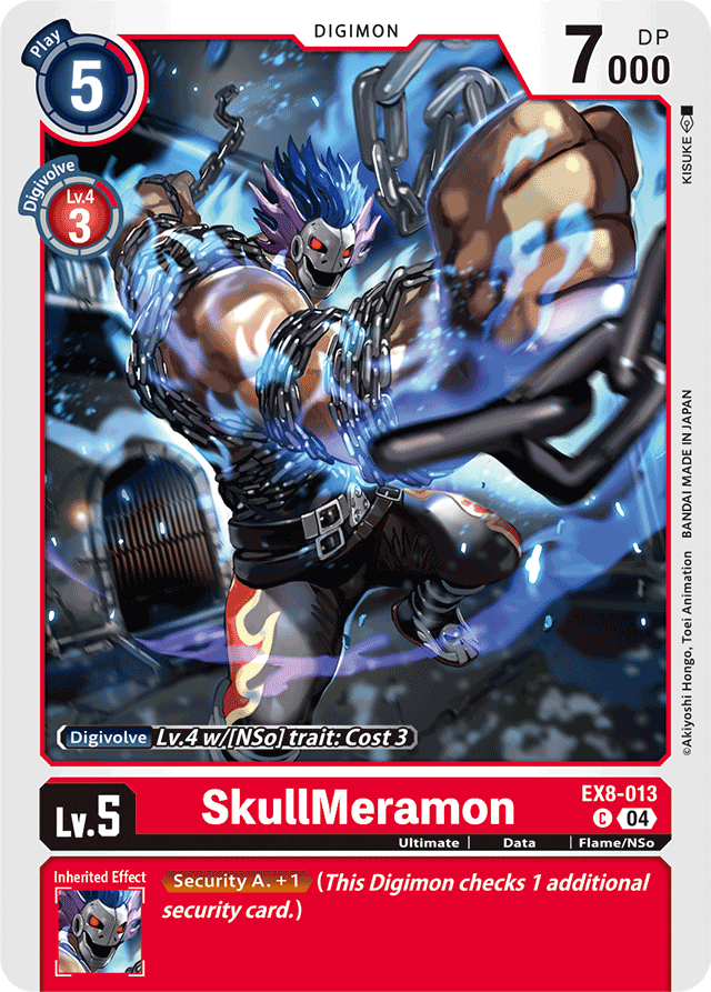 SkullMeramon - Chain of Liberation - Common - EX8-013 C