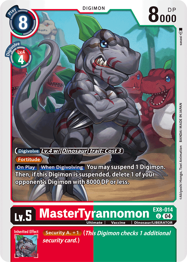 MasterTyrannomon - Chain of Liberation - Uncommon - EX8-014 U