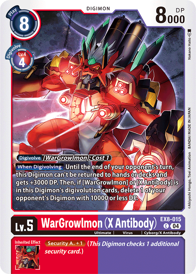 WarGrowlmon (X Antibody) - Chain of Liberation - Common - EX8-015 C