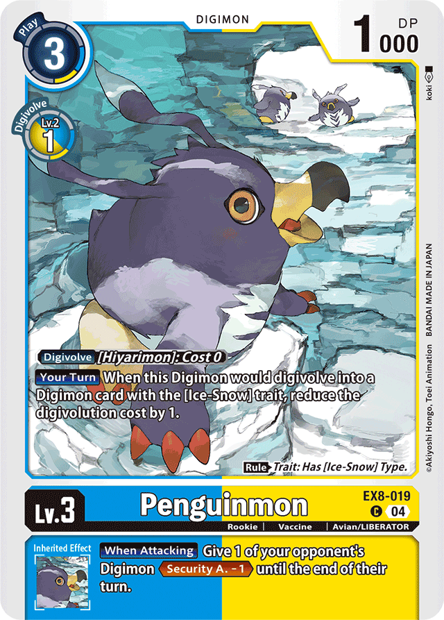 Penguinmon - Chain of Liberation - Common - EX8-019 C