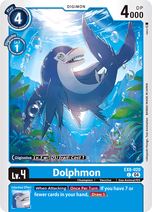 Dolphmon - Chain of Liberation - Common - EX8-020 C