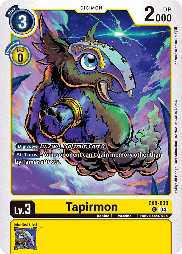Tapirmon - Chain of Liberation - Common - EX8-030 C