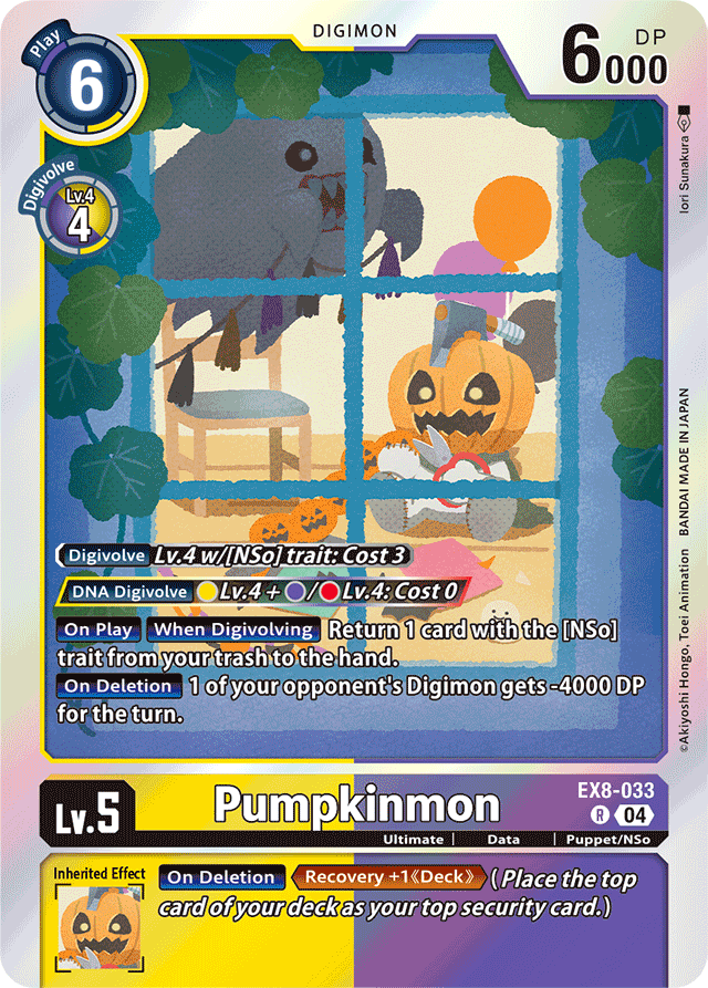 Pumpkinmon - Chain of Liberation - Rare - EX8-033 R