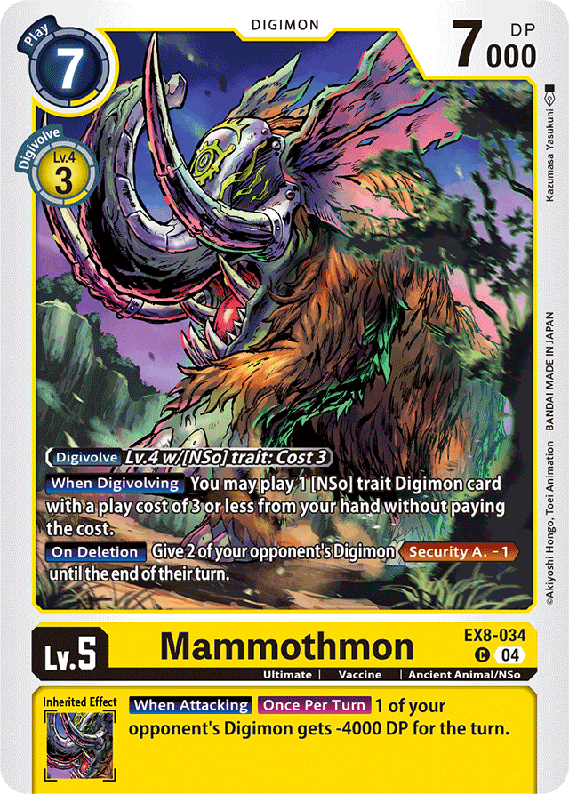 Mammothmon - Chain of Liberation - Common - EX8-034 C