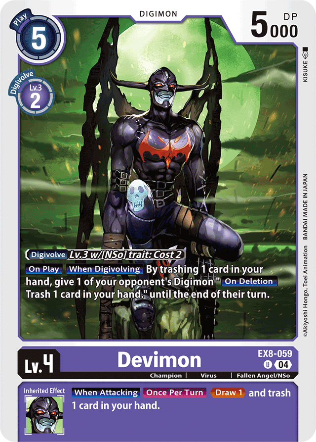 Devimon - Chain of Liberation - Uncommon - EX8-059 U