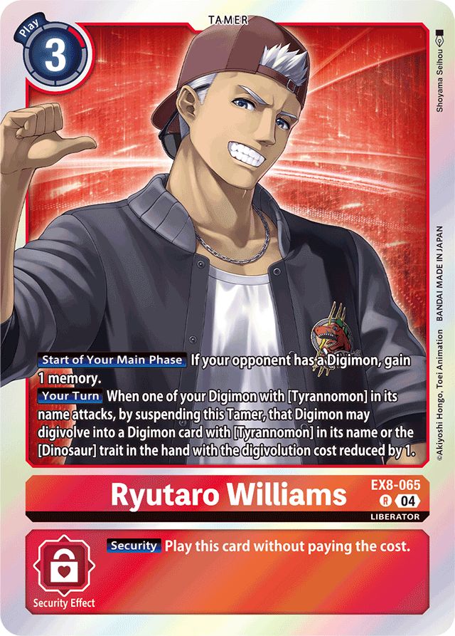 Ryutaro Williams - Chain of Liberation - Rare - EX8-065 R