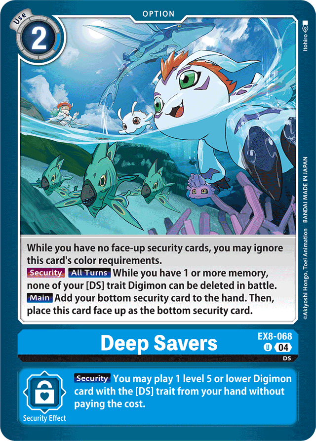 Deep Savers - Chain of Liberation - Uncommon - EX8-068 U