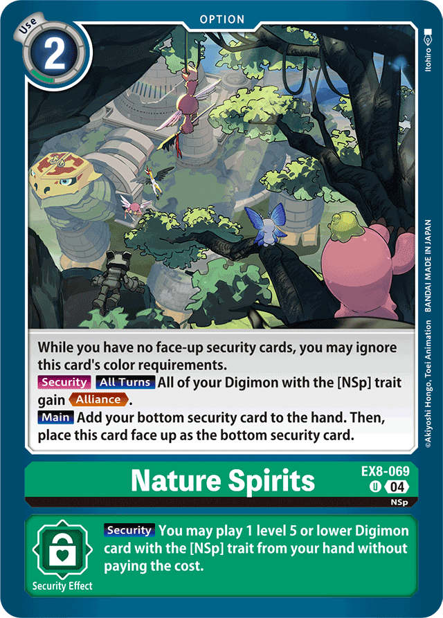 Nature Spirits - Chain of Liberation - Uncommon - EX8-069 U