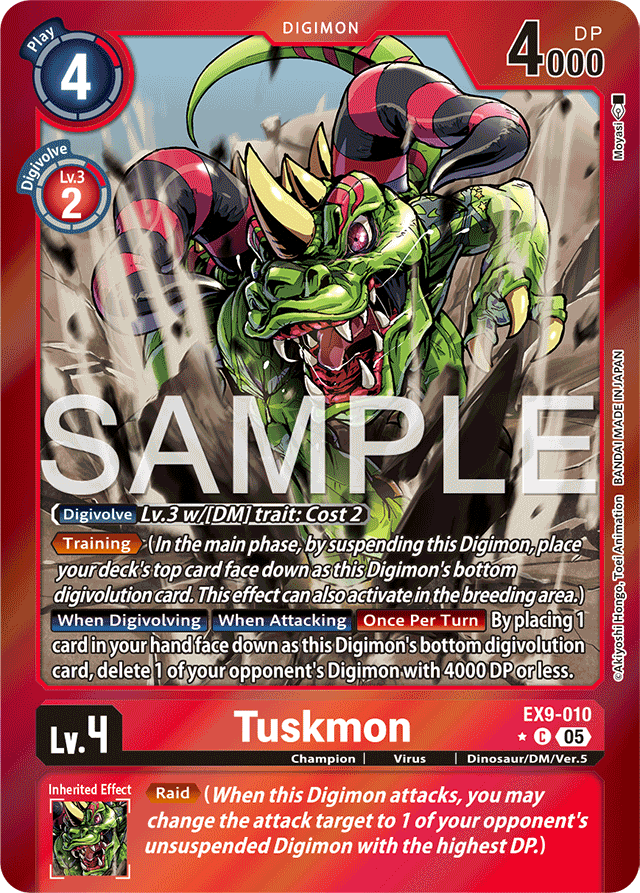 Tuskmon (Limited Foil) - Versus Monsters - Common - EX9-010 C