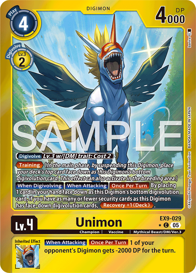 Unimon (Limited Foil) - Versus Monsters - Common - EX9-029 C