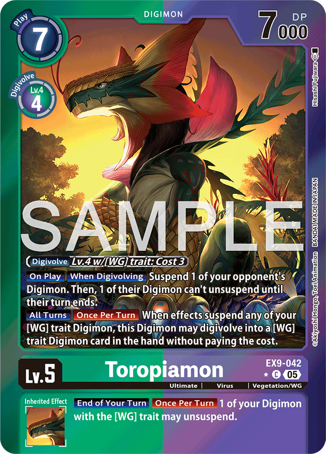 Toropiamon (Limited Foil) - Versus Monsters - Common - EX9-042 C