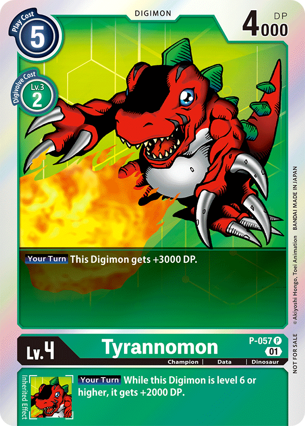 Tyrannomon (Official Tournament Pack Vol.4) - Digimon Promotion Cards - Promo - P-057 P
