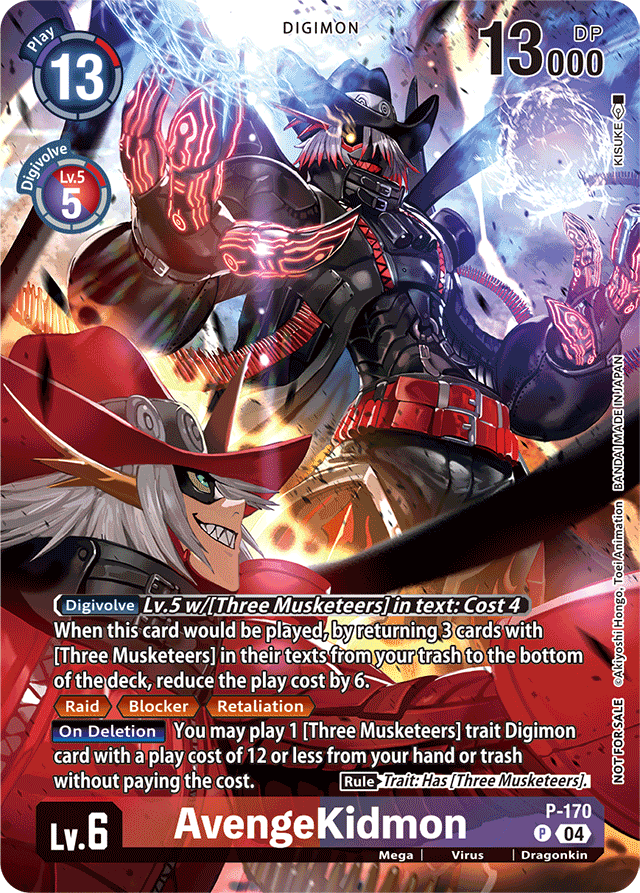 AvengeKidmon (Update Pack 2025) - Release Special Booster 2.5 - Promo - P-170 P
