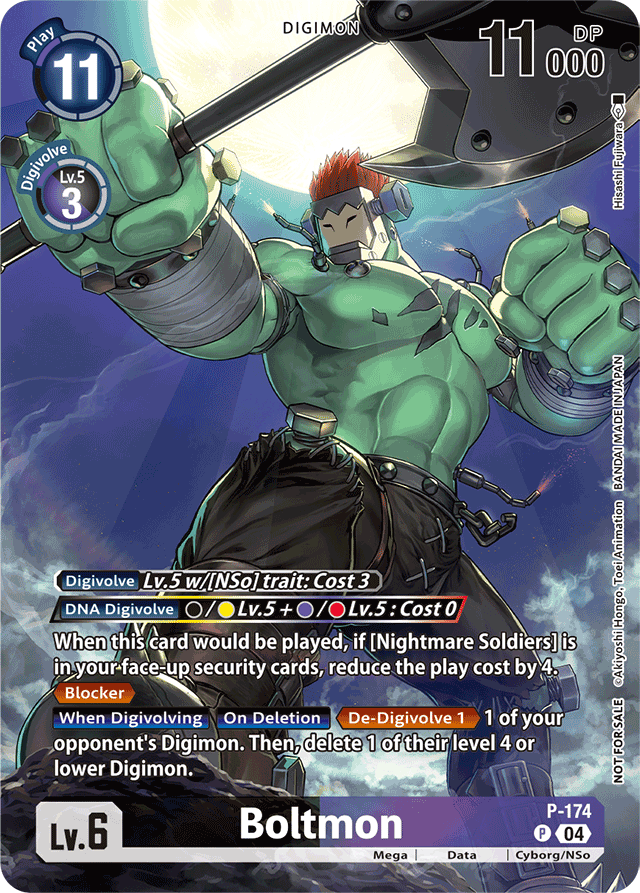Boltmon (Update Pack 2025) - Release Special Booster 2.5 - Promo - P-174 P