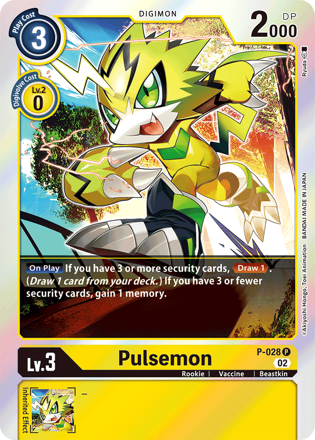 Pulsemon - P-028 (Resurgence Booster Reprint) - Resurgence Booster - Promo - P-028 P