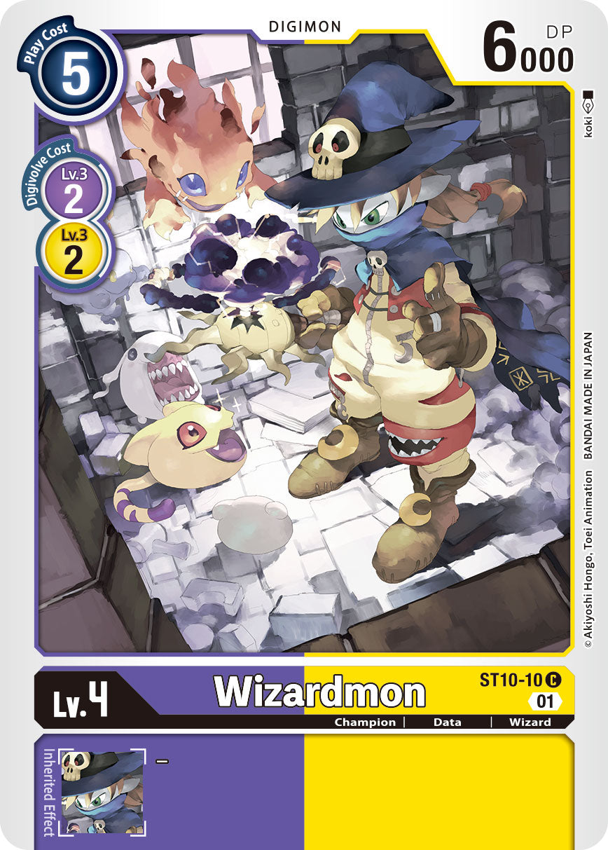 Wizardmon - Starter Deck 10: Parallel World Tactician - Common - ST10-10 C