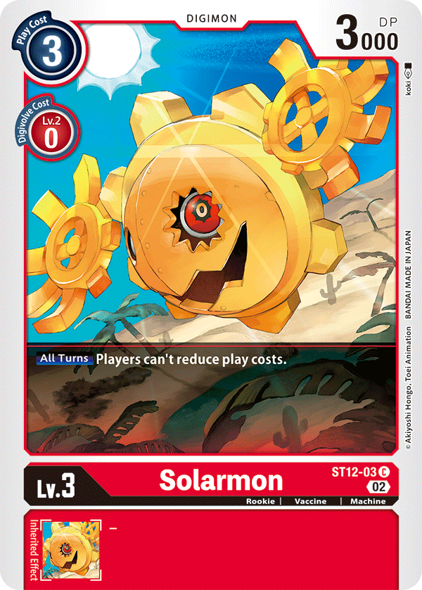 Solarmon - Starter Deck 12: Jesmon - Common - ST12-03 C