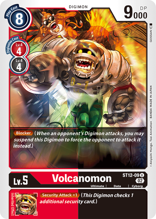 Volcanomon - Starter Deck 12: Jesmon - Uncommon - ST12-09 U