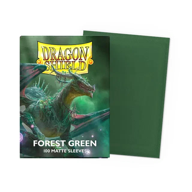 Dragon Shield Forest Green - Matte Sleeves - Standard