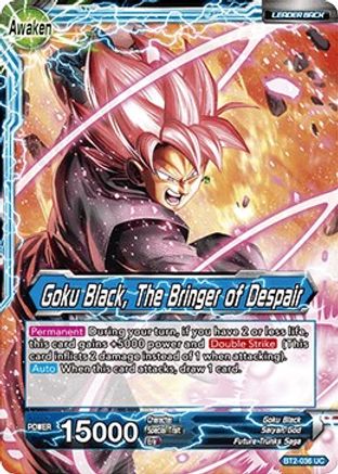 Goku Black // Goku Black, The Bringer of Despair - Union Force - Uncommon - BT2-036